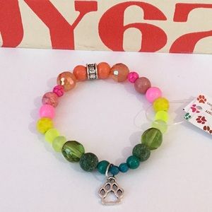 Chavez for Charity Dog Charm Bracelet, NEW WITH TAGS